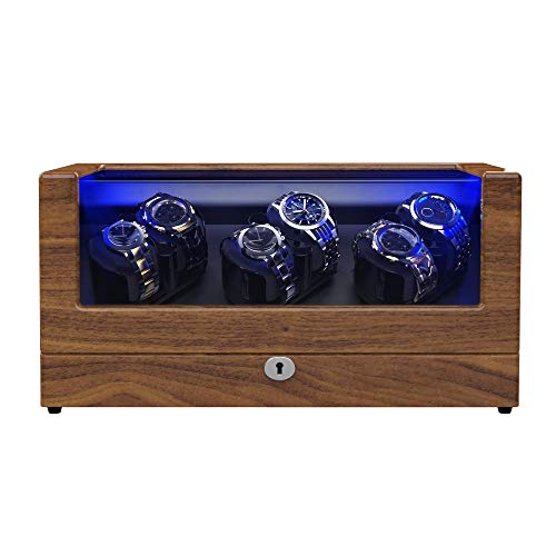 Rollex Watch Winder, Wooden Shell, Automatic Movement
