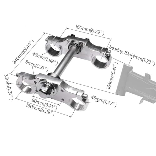 Motorcycle Handlebar Riser for 7/8'' 22mm Handlebars